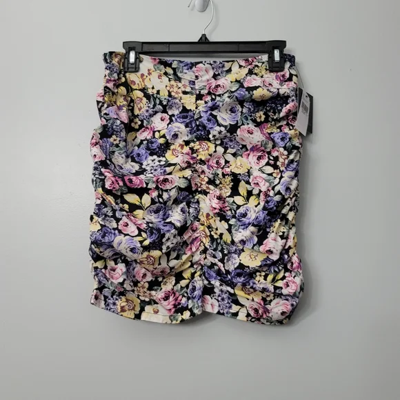 I.N. San Francisco, Floral Print Skirt - Picture 3 of 10